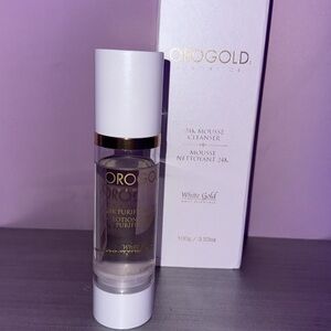 Oro Gold Cosmetics 24k mousse cleanser